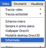 VLC Schermata