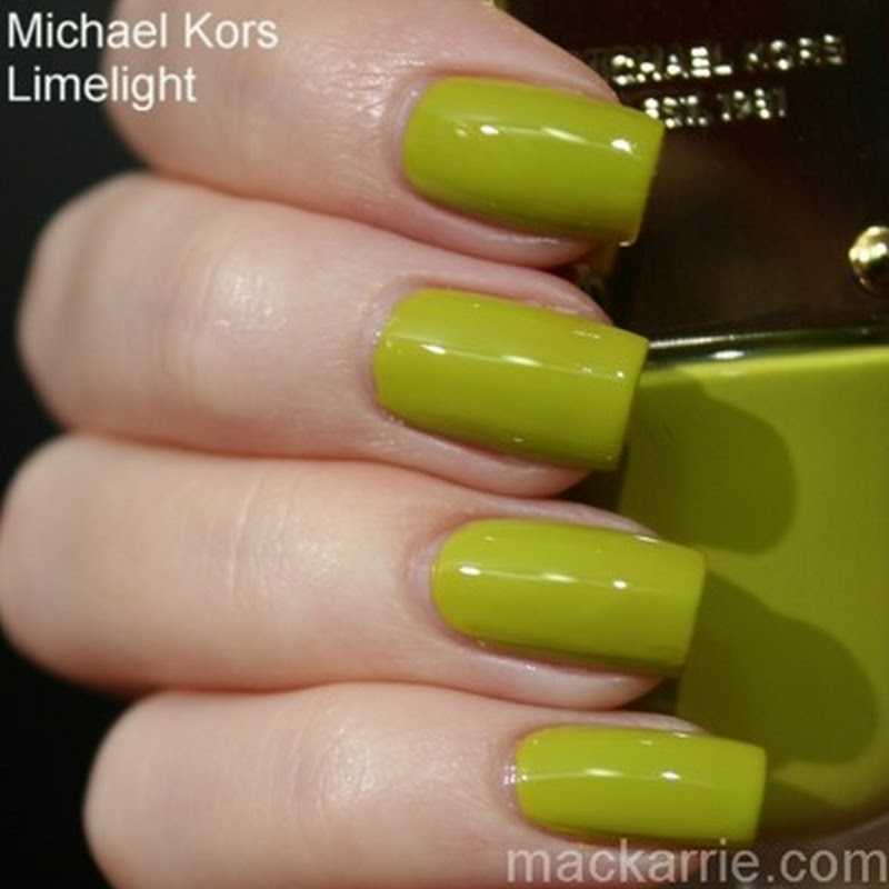 MacKarrie Beauty Style Blog: Michael Kors Nail Lacquer Limelight
