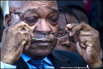 Zuma SA president juli 2011 ernstige ziekteverschijnselen vooral huid