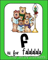 F is for Falalalala