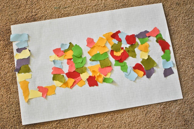 ripped paper easy toddler art-2
