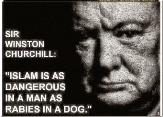 Churchill -  Islam dangerous like rabid dog