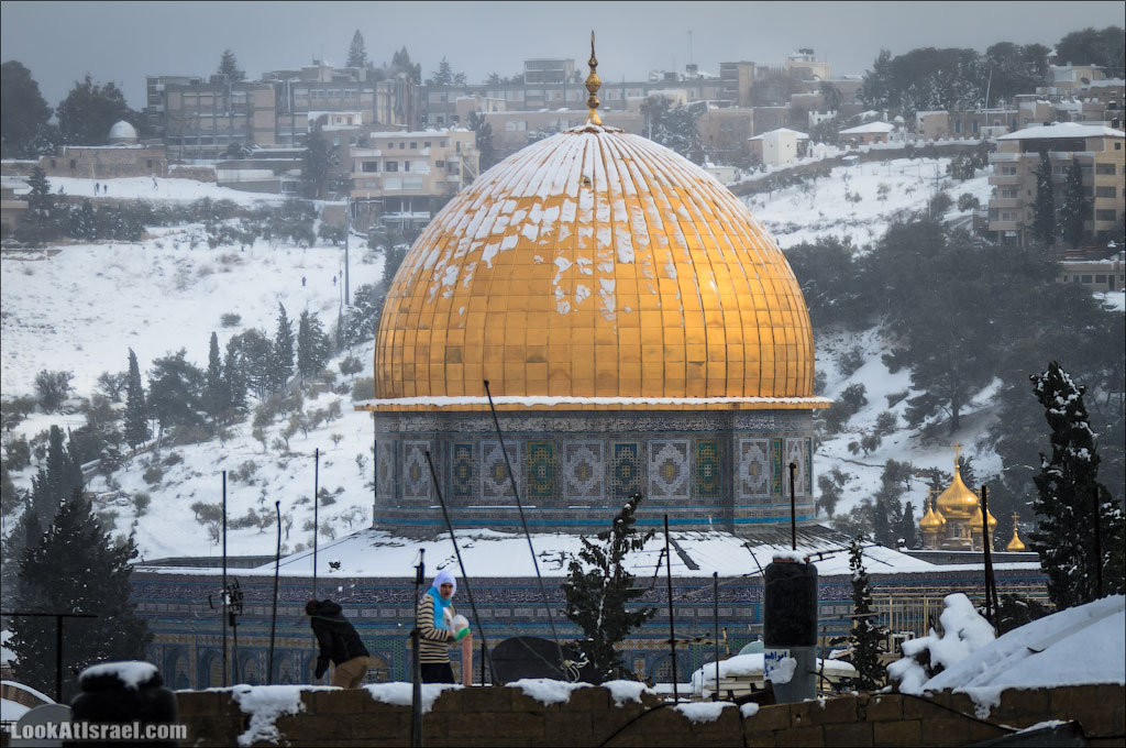 Снег в Иерусалиме. LookAtIsrael.com - Фото путешествия по Израилю