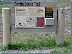 1893 Alberta - Writing-On-Stone Provincial Park - Battle Scene Trail sign