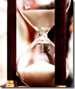 [hourglass of time]
