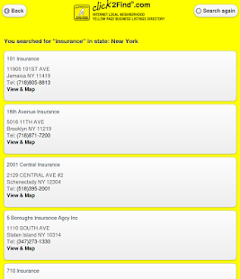 Click2Find Yellow Pages Screenshots 2