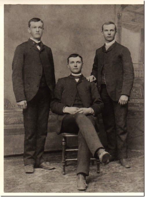 Webster Brothers - Rollin, Frank, Watson (Fred) Webster circa 1884