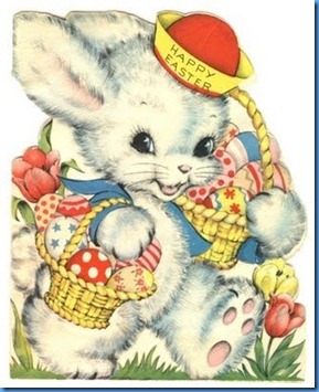 easter blog hop bunny with basket card - Copy