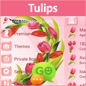 GO SMS Tulips 1.4