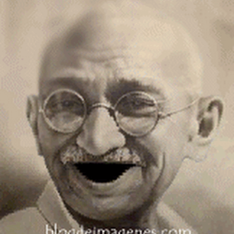 Gandhi: Gifs animados, dibujos y caricaturas