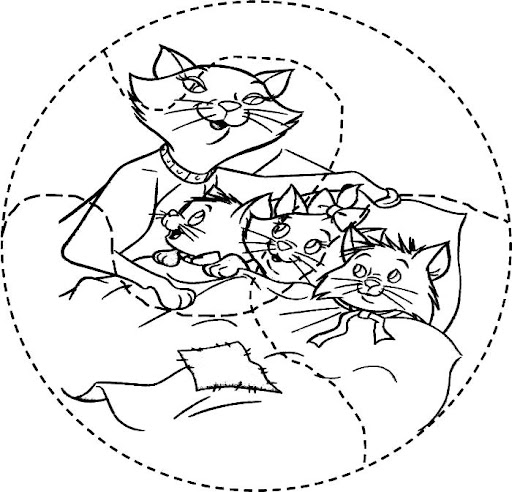 PUZZLE TO COLOR PUZZLE COLORING