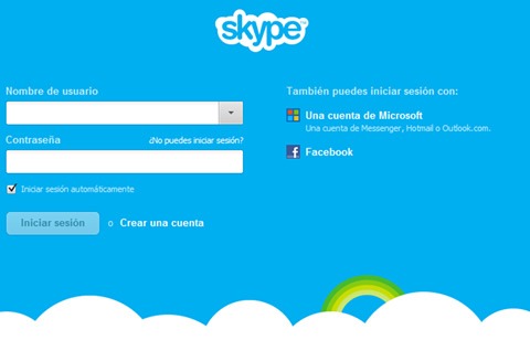 Cómo cambiar Messenger por Skype