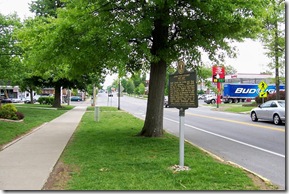 John Todd Stuart marker on Main Street, Danville, KY