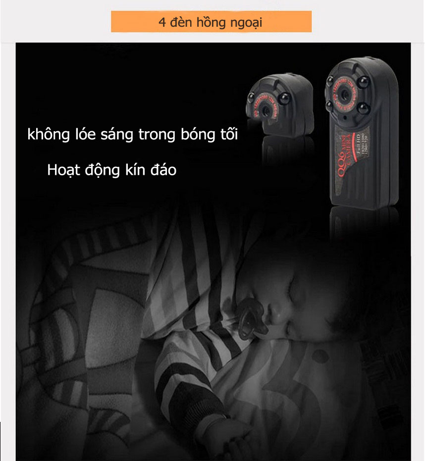 mini Camera QQ6 Full HD