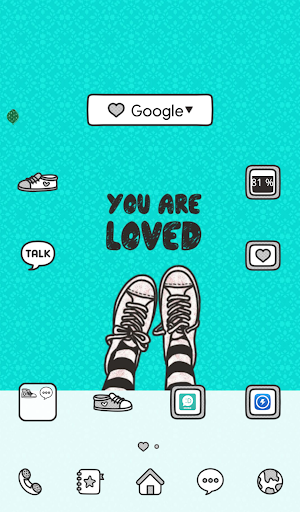 you are loved mint dodol theme