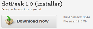 Download dotPeek 1.0 (Installer)