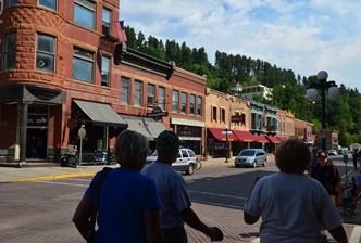 great buildings on the streets of Deadwood