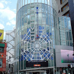 promo of Spiderman 3 movie on the KDDI building in Harajuku in Harajuku, Japan 