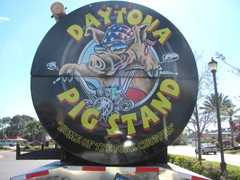 Florida 3.2013 Daytona back end of huge pig roast rig