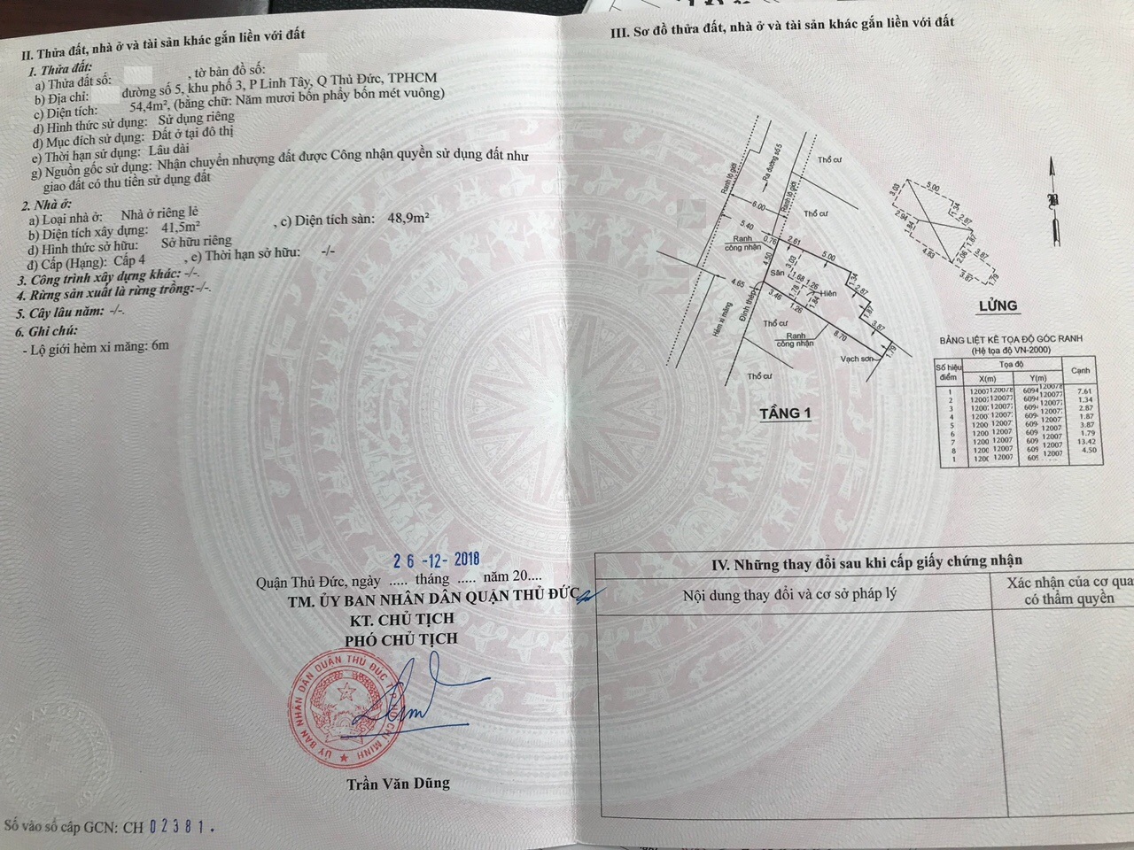 Bán nhà Cấp 4 chính chủ phường Linh Tây Quận Thủ Đức, diện tích 54,4 mét vuông, giá 3,25 tỷ Bán nhà Cấp 4 chính chủ phường Linh Tây Quận Thủ Đức, diện tích 54,4 mét vuông, giá 3,25 tỷ