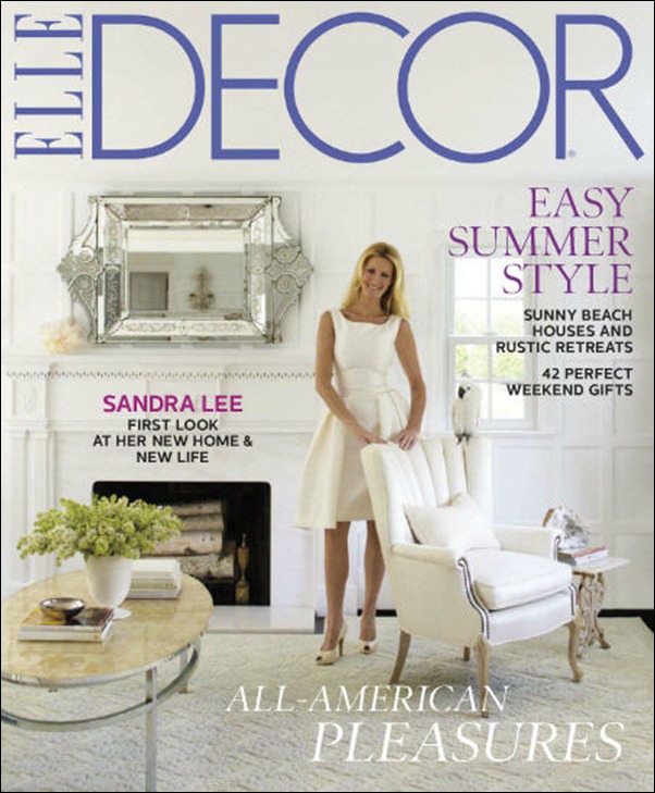 Elle Decor july - august 2012 cover
