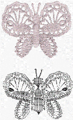 crochet butterfly 25