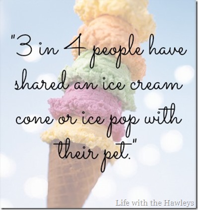 Ice Cream Cone with Pets