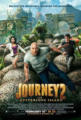 Journey 2 Mysterious Island movie poster 2012