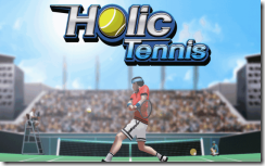 واجهة لعبة التنس Holic Tennis لأجهزة أندرويد