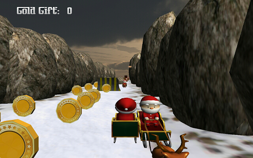 【免費賽車遊戲App】Santa - The Christmas Runner 2-APP點子