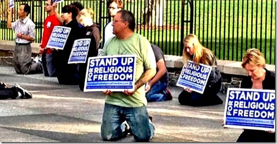 Stand for Religious Freedom Protest - White House