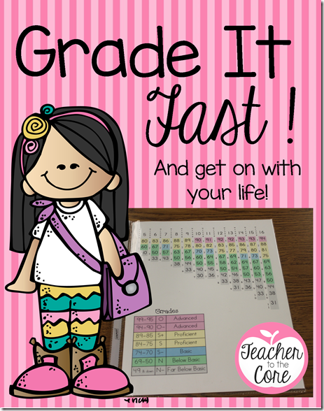 Grade it fast and get on with your life- Freebie from Teacher to the Core.pgn