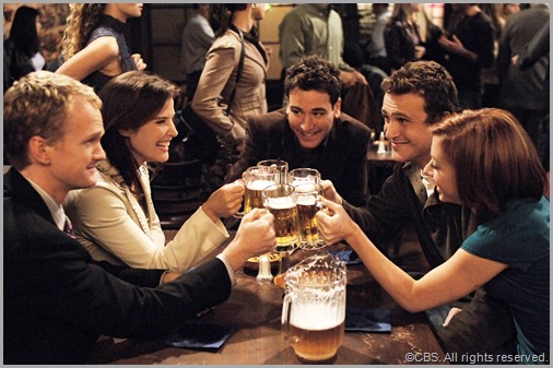 We've overstayed our welcome. Cheers! CLICK to visit HIMYM online.