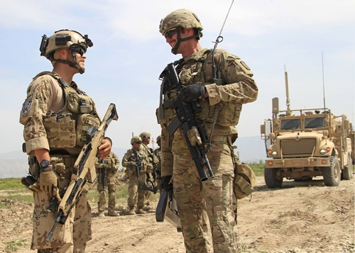 Немецкие солдаты в Афганистане
