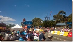 Looking towards the finish line, Mt Barker Looking towards the finish line, Mt Barker