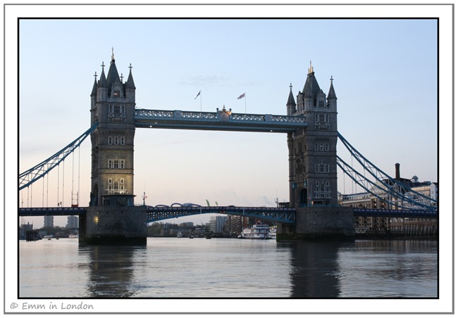 Tower Bridge London at sunrise