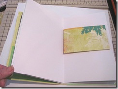 pamphlet book 3 hole lime short page w palms