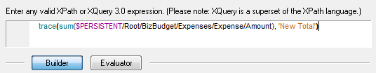 Trace Function Added to an XPath Expression