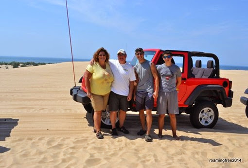 Enjoying a day on the dunes!
