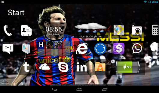 Home8+like Windows 8 Launcher - screenshot thumbnail