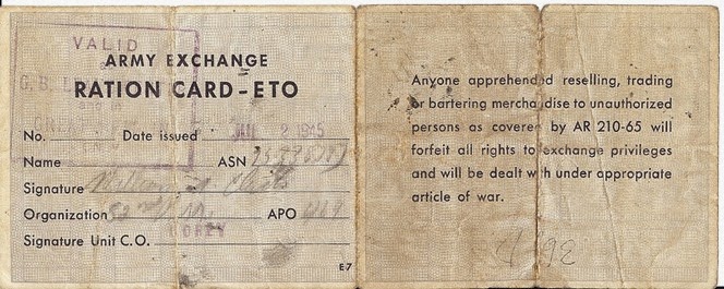 Bill Ration Card Front