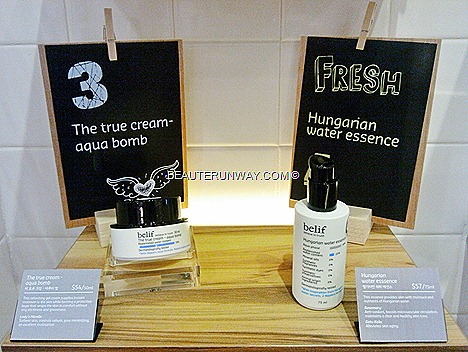belif korean  hungarian water essence  true cream aqua bomb skincare Singapore Wisma Orchard Mrt 