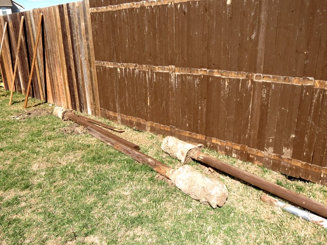How to Build a New Fence Using Old Scraps www.stylewithcents.blogspot.com. 8