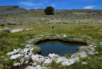 natural hot spring at Hart Mountain Refuge near Hot Springs Campground