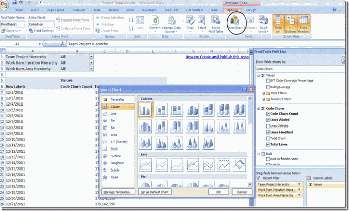 ALM - Team Foundation Server and More: Create TFS reports using Excel ...