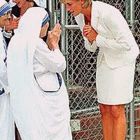 Madre Teresa con Lady Diana