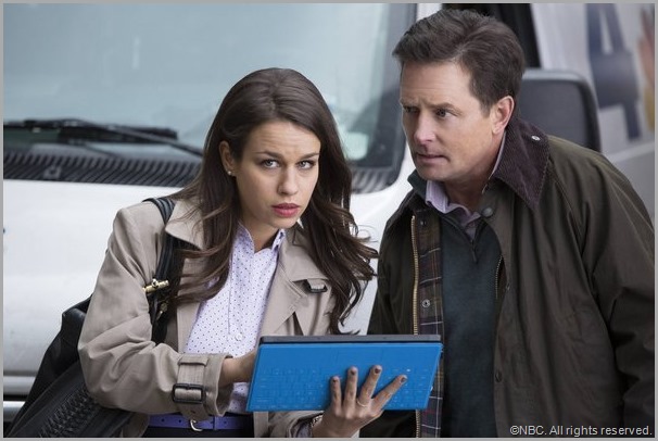 Ana Nogueira and Michael J. Fox in THE MICHAEL J. FOX SHOW. CLICK to visit the official show site.
