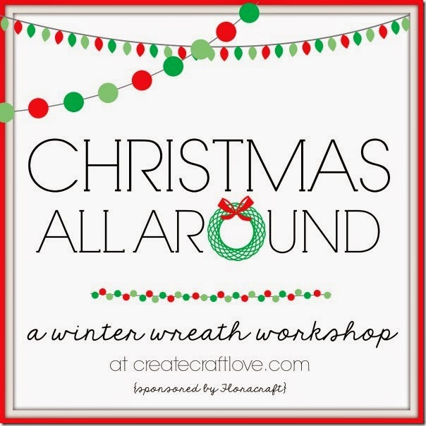 christmas winter wreath workshop