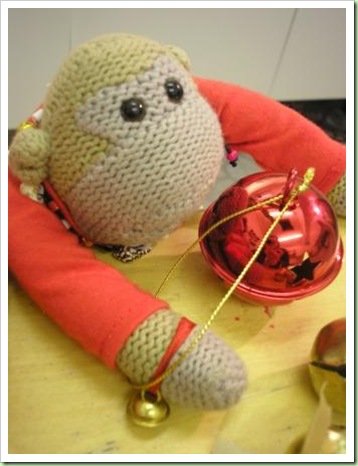 Monkey with bells