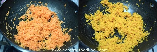 Carrot chutney step1